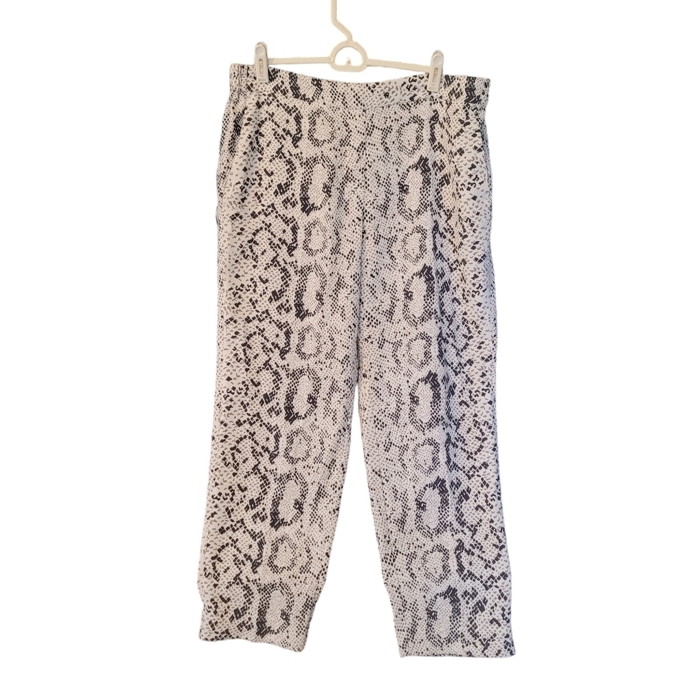 J. Crew Factory Jamie snakeskin pattern pants - 14.   A35
